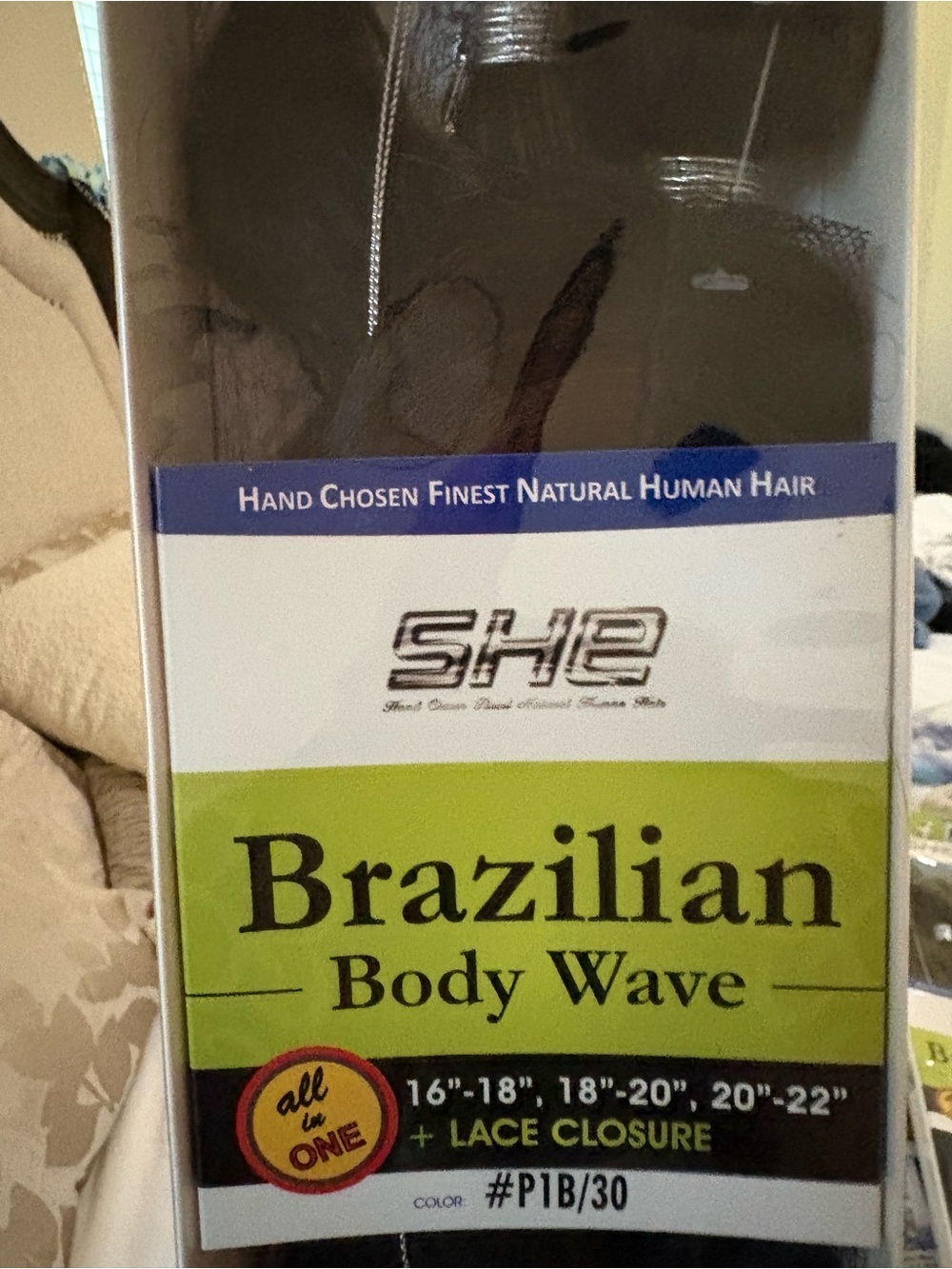 Brazilian Body Wave Human Hair - Medium Brown (P1B/30)